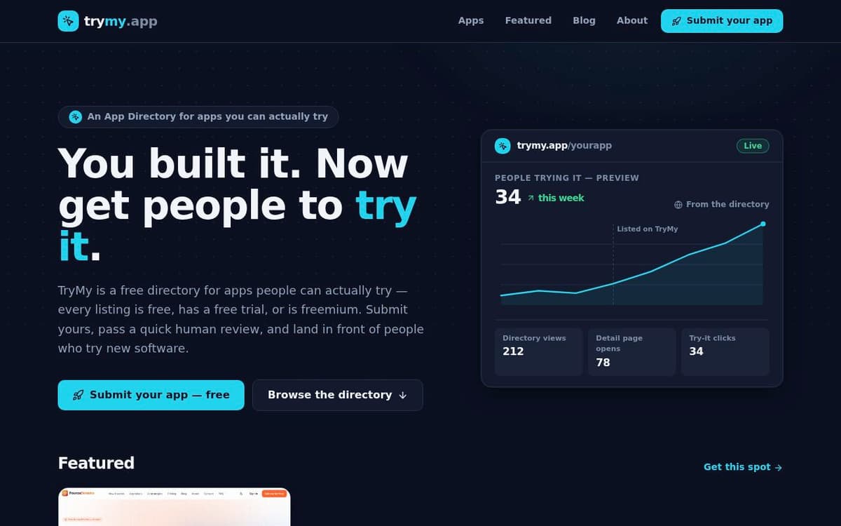 TryMy.App screenshot